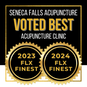 Seneca Falls Acupuncture was voted the best acupuncture clinic in the Finger Lakes in the FLX Finest competition in 2023 and 2024.