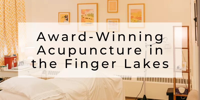 Best Acupuncture in the Finger Lakes: Multi-Award Winning Seneca Falls Acupuncture